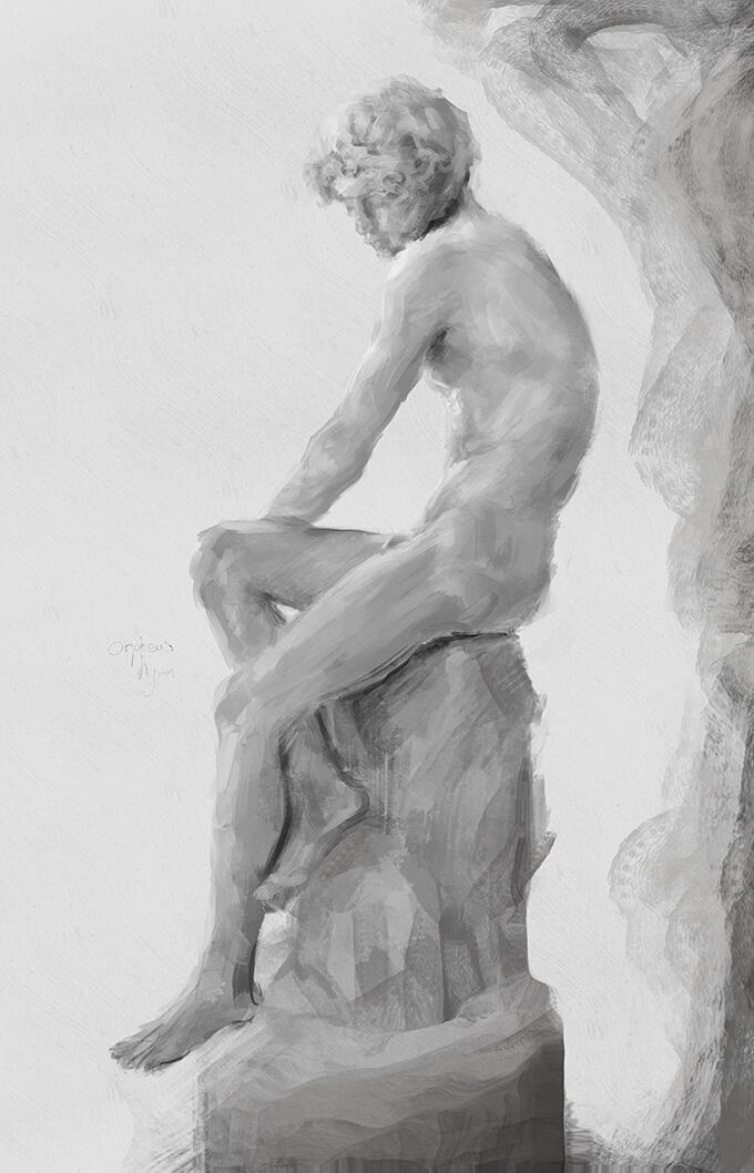 Boy sculpture study
